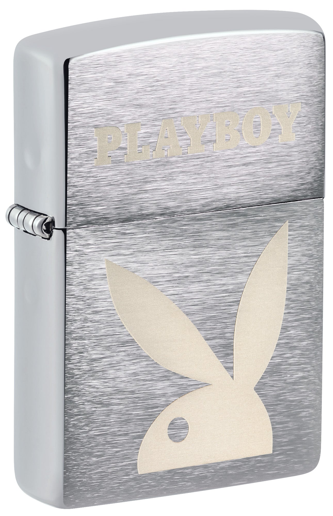 Playboy Rabbit Head | Brushed Chrome | Zippo Lighter – Zippo