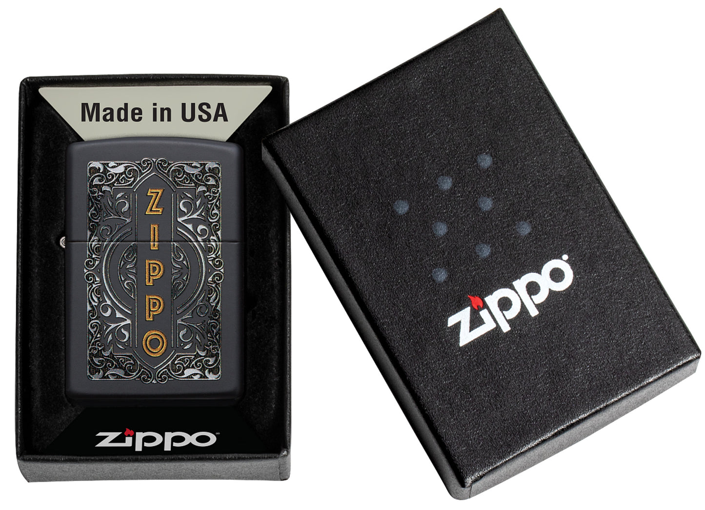 Zippo Black Matte Design
