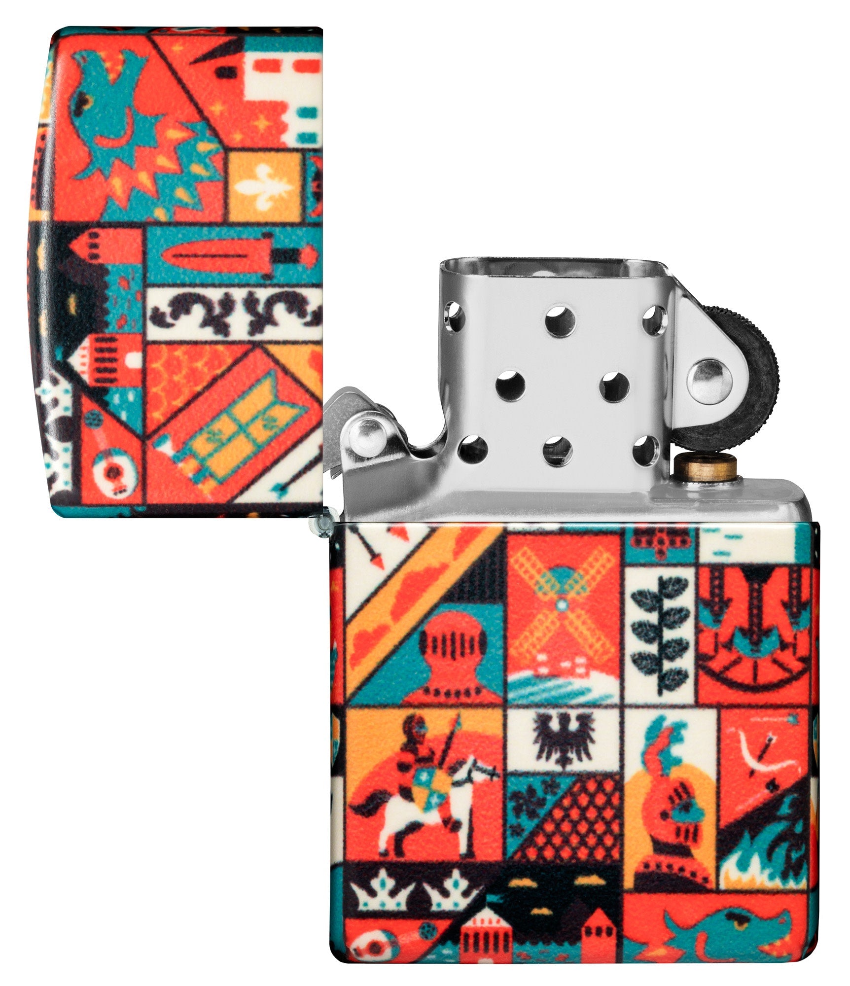 Chequered Mythology | 540 Matte | Zippo Lighter Australia