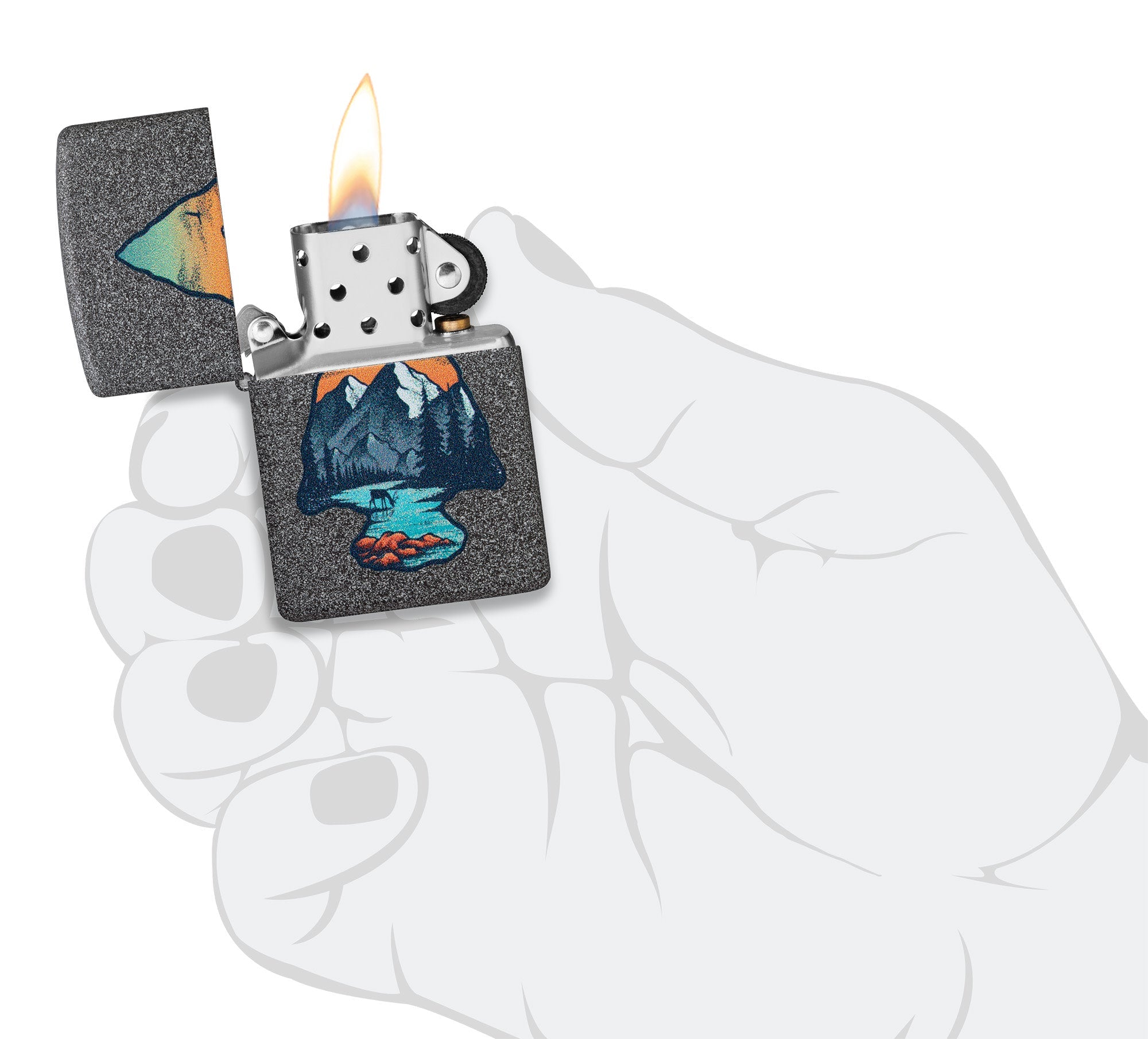 Mountain Design Iron Stone | Zippo Lighter Australia – Zippo